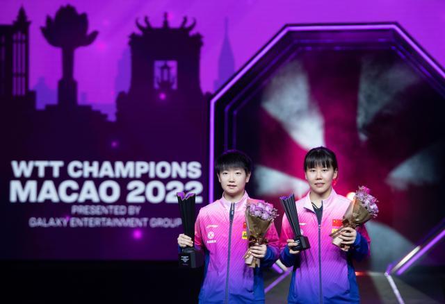 kaiyun-国乒德比战孙颖莎赢陈幸同 澳门赛摘赛季女单首冠